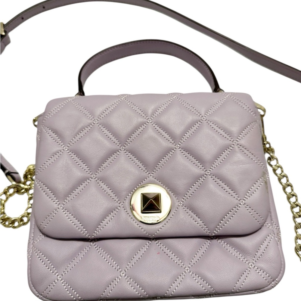Kate Spade Natalia Quilted Square Bag Lavender - Picture 5 of 16